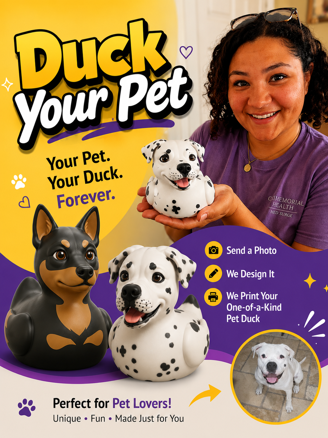 Duck Your Pet! Your Pet. Your Duck. One-of-a-Kind.