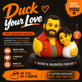 Duck your Love! You and that special someone as ducks  ❤️